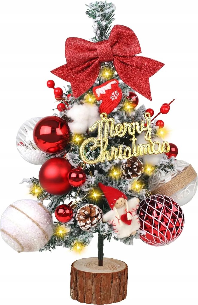 Karácsonyfa Mesterséges Ruha Lámpák Karácsonyfa masni Led lámpa 45cm