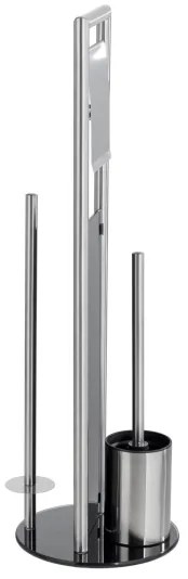 WENKO 24981800 - WC-szett RAVINA 20x70 cm rozsdamentes acél/ezüst
