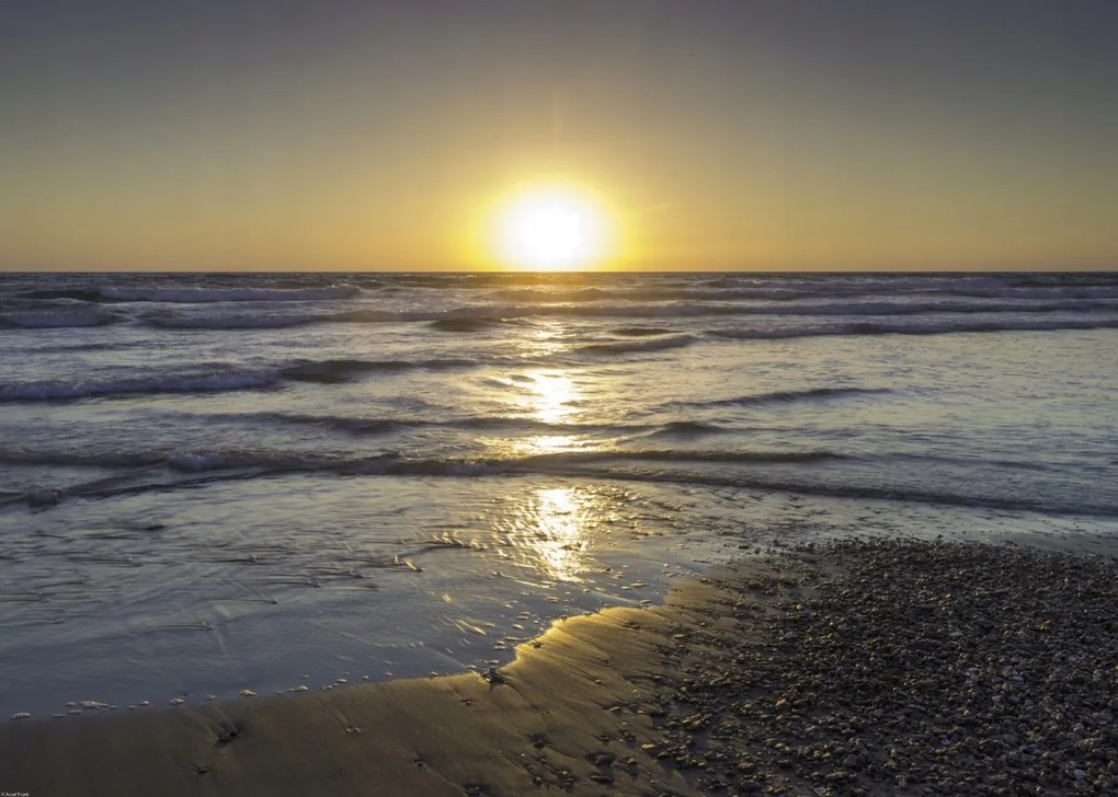 Poszter 70x50cm Csendes naplemente a tengerparton, Assaf Frank