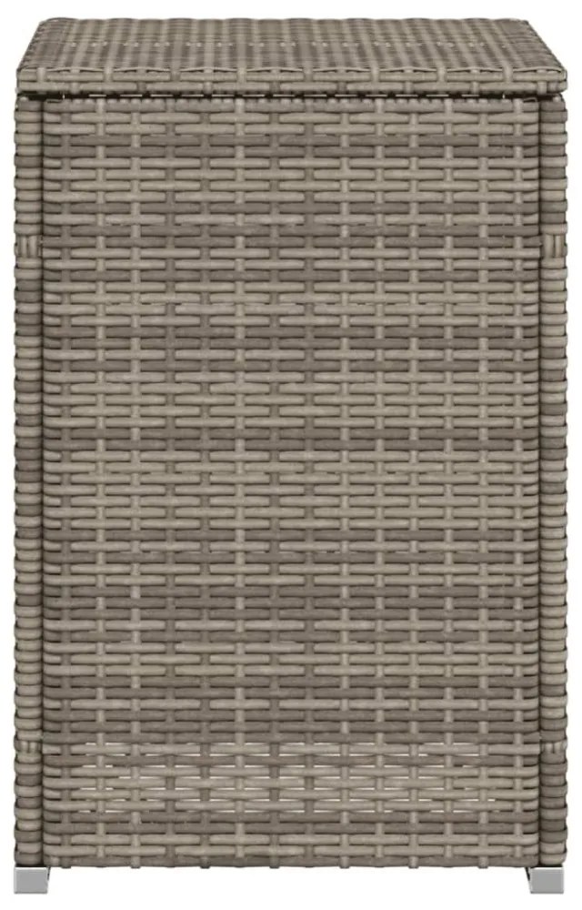 szürke polyrattan propántartály borító asztal 40 x 40 x 60 cm