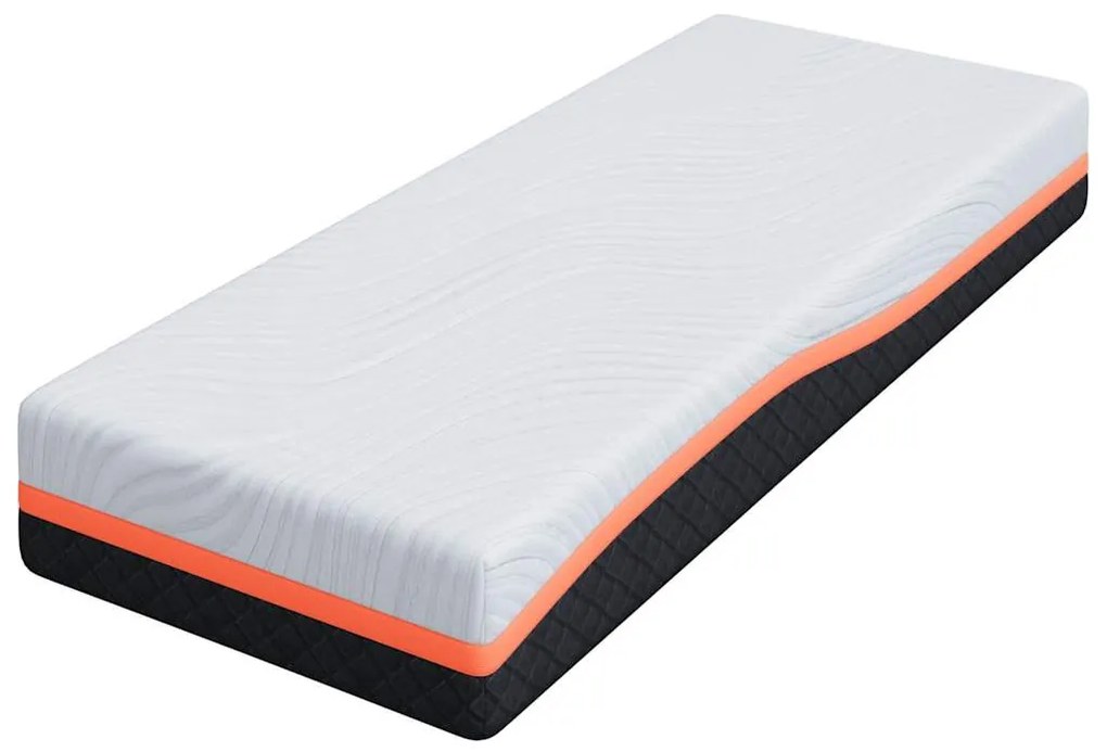 Matrac Fehér és Szürke 70 x 200 cm Memóriahab