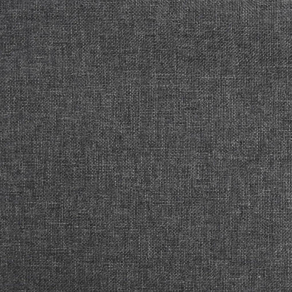vidaXL sötétszürke szövet forgó irodaszék