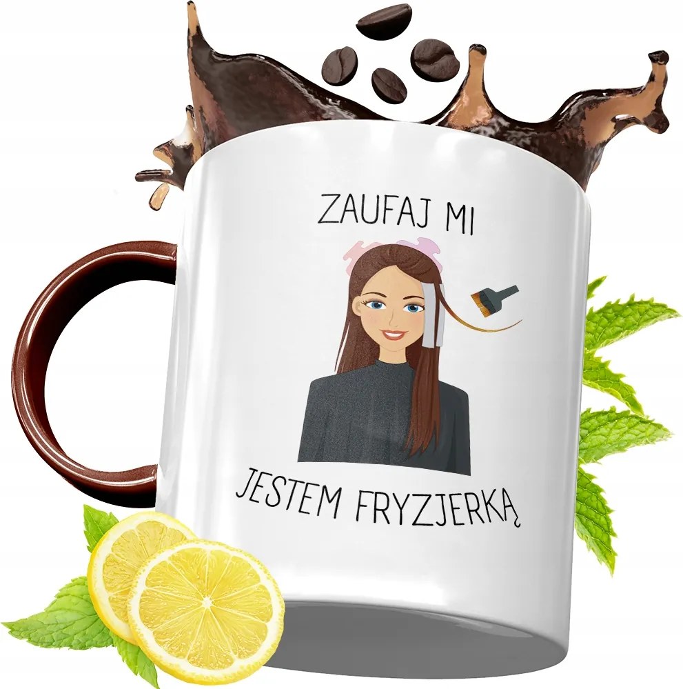 Bordó Bögre Fodrásznak Születésnapi Ajándék fényképes nyomtatással