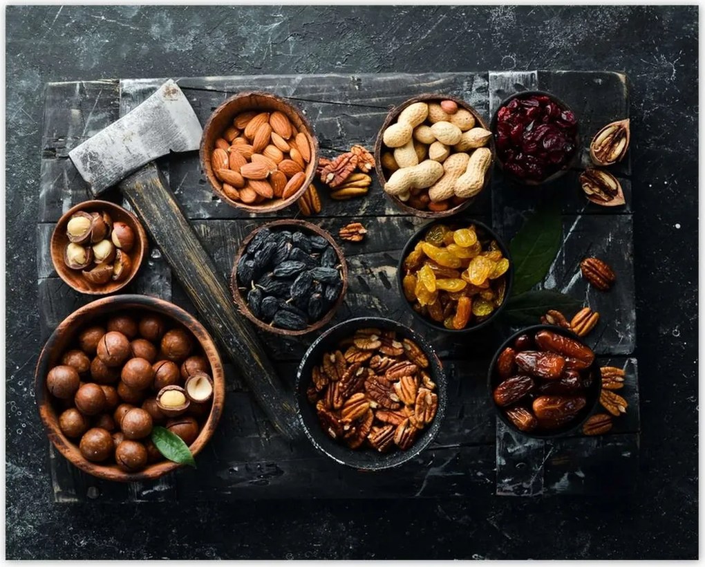 Poszterek 50x40 Szárított dió és péksütemény