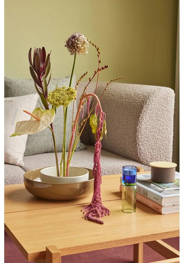 Khaki agyagkerámia szervírozó tál ø 28 cm Amare – Hübsch