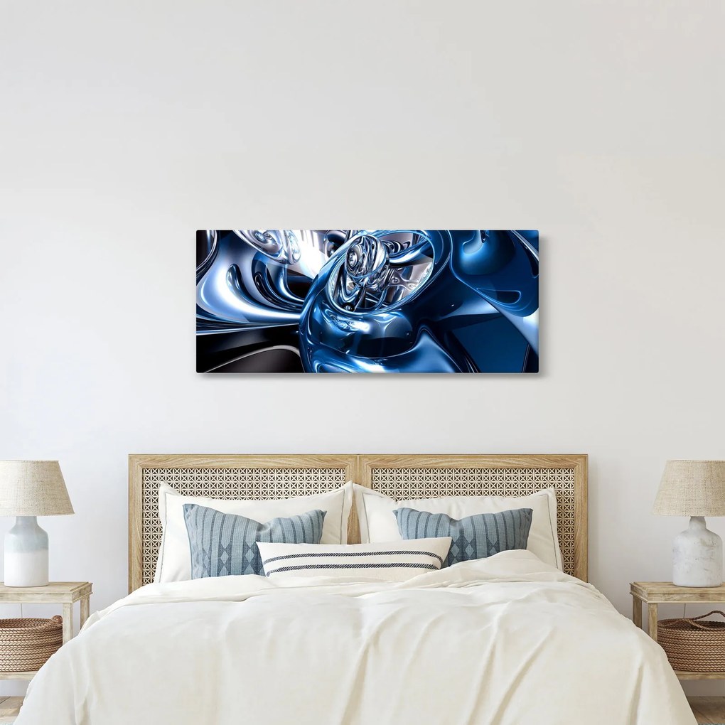Absztrakció kép - körök (120x50 cm)