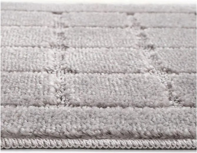 Szürke fürdőszobai kilépő szett 2 db-os 50x80 cm Kareli – Foutastic