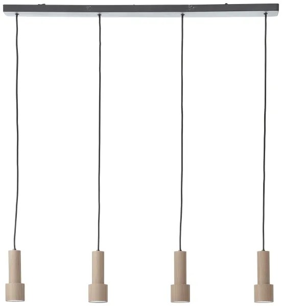 Brilliant - Csillár zsinóron CADIZ 4xGU10/10W/230V bronz