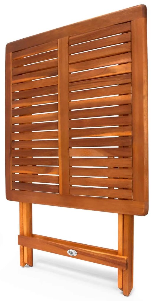 ALEK fa tárolóasztal, 70x70x73cm, barna Casaria