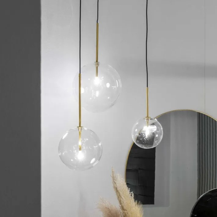 Mennyezeti lámpa sárgaréz színű EQUINOXE SP6 OTTONE Ideal lux 317243