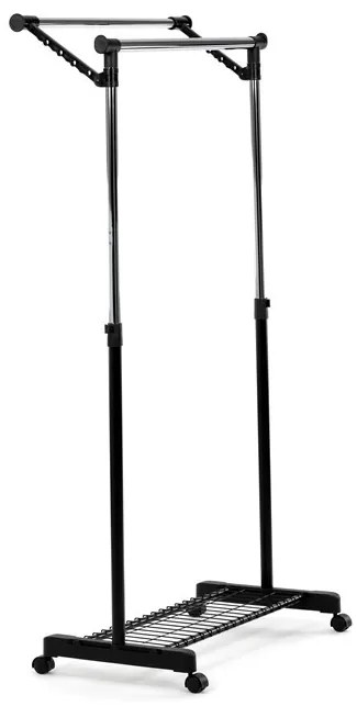 Fekete Fém Ruhafogas. 84511 BK