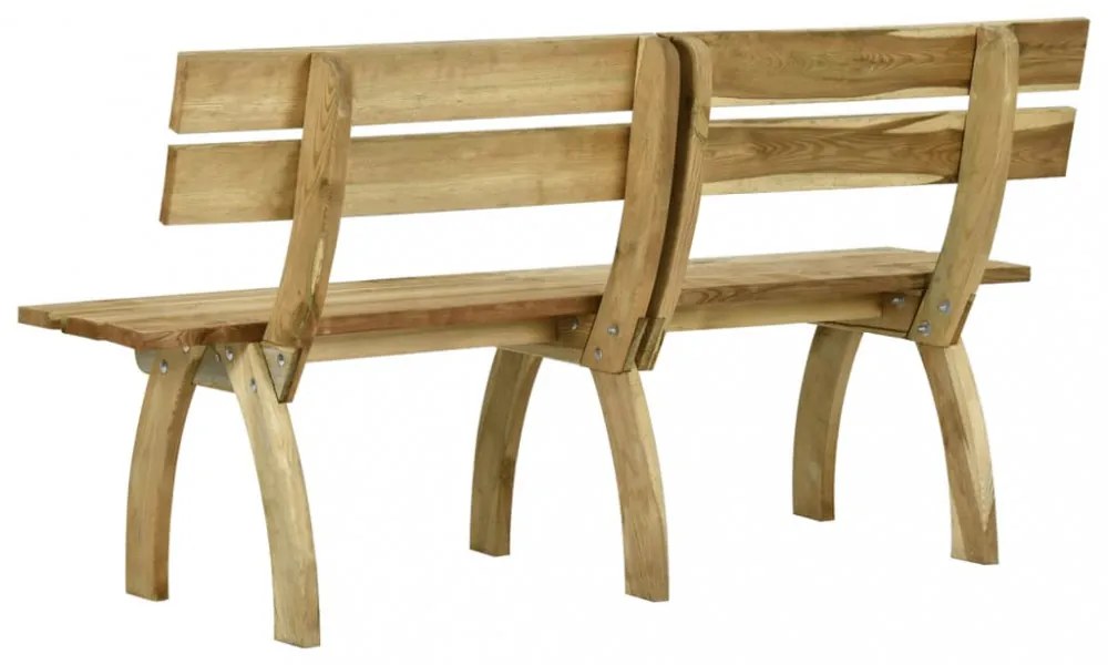 impregnált fenyőfa kerti pad 160 cm