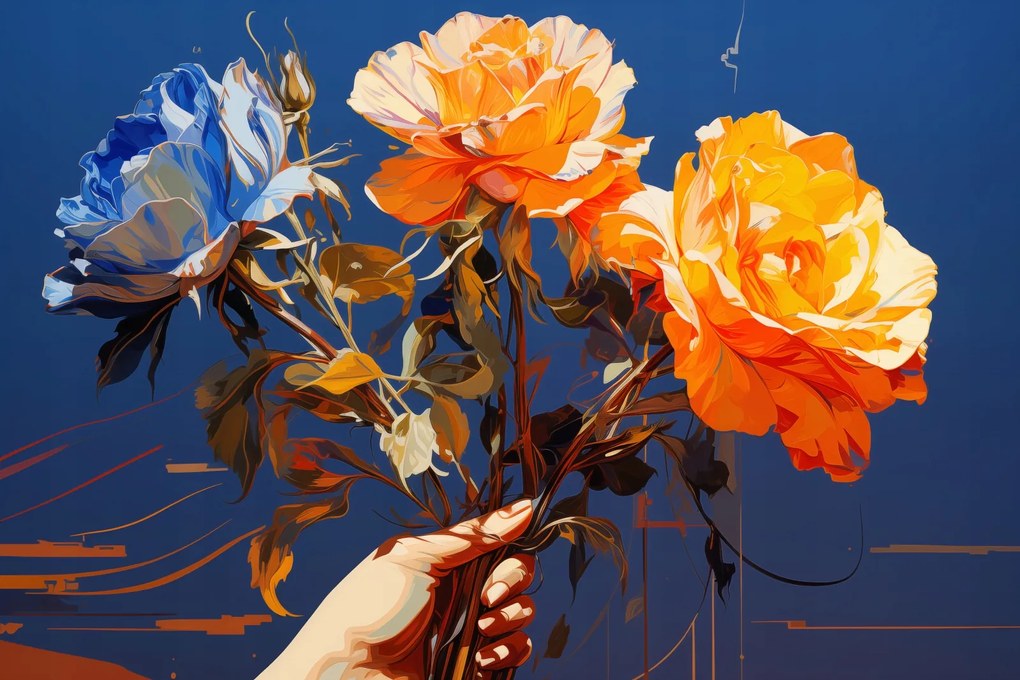 Poszter 45x30cm Élő ölelés