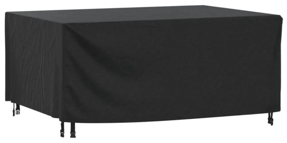 fekete 420D vízálló kerti bútorhuzat 172 x 113 x 73 cm