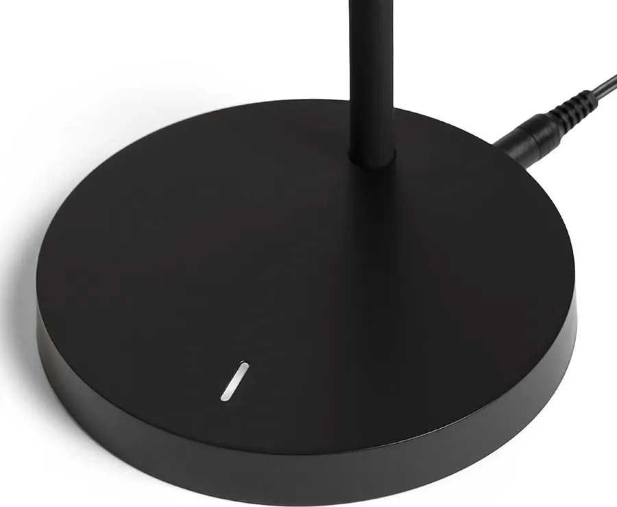 RENDL VERINA asztali lámpa fekete 230V LED 4.5W 100° 3000K
