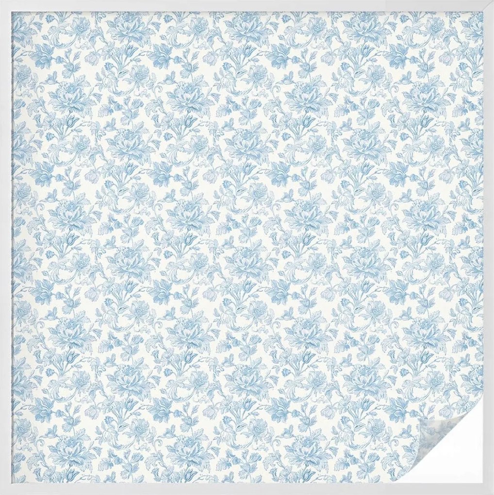 Ablakfólia Szélvédő Adatvédelem Virágmintás 100x100 cm