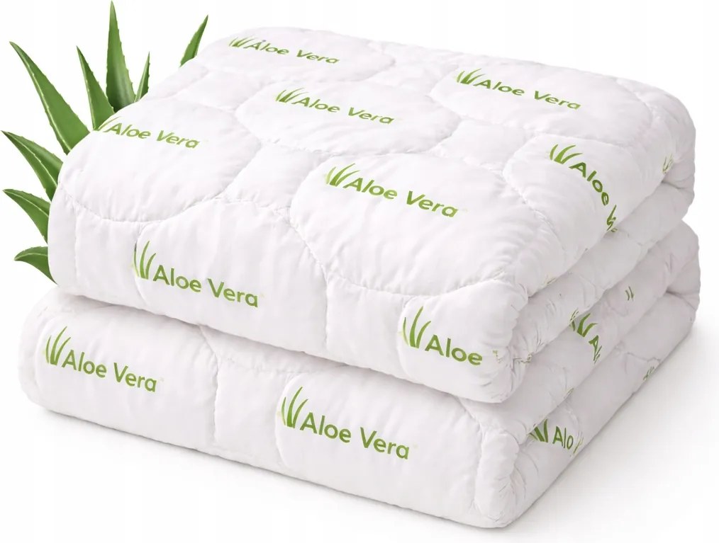 Egész évben használható paplan 140x200 cm Antiallergén Puha Aloe Vera Pl