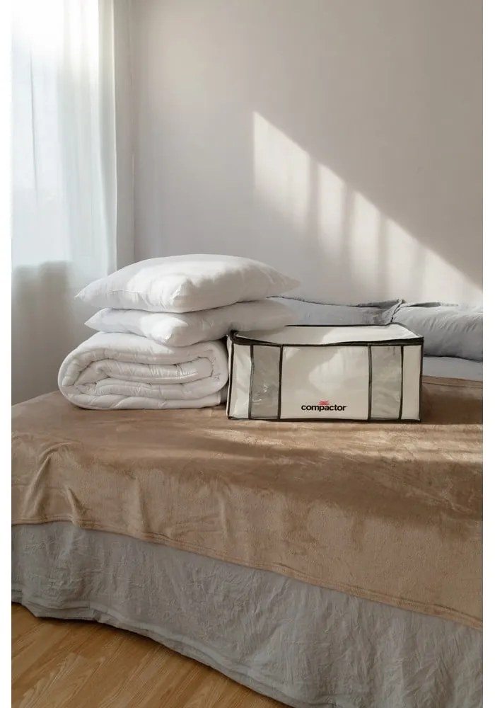 Vákuumos-megerősített textil ruhatároló doboz 65x45x27 cm Life – Compactor