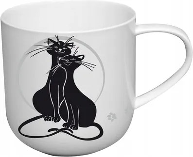 Nagy Porcelán Bögre Carmani Crazy Cats Szerelmes Macskák 0,5 l
