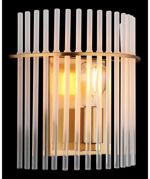 Globo 15698WM - Fali lámpa GORLEY 1xE27/60W/230V arany