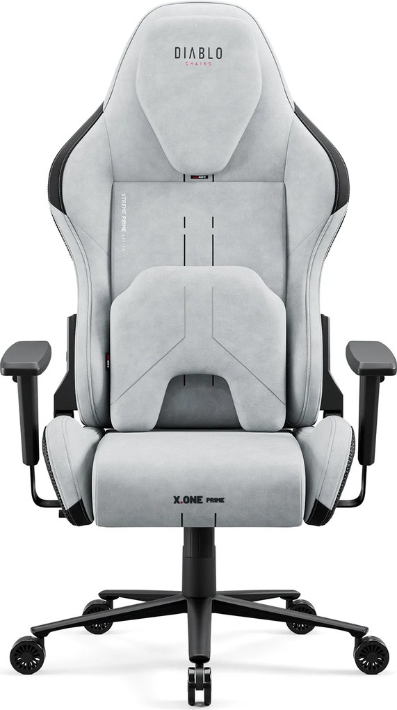 Gamer szék Normal Size, szürke-fekete: Diablo X-One Prime Nightwolf Moon