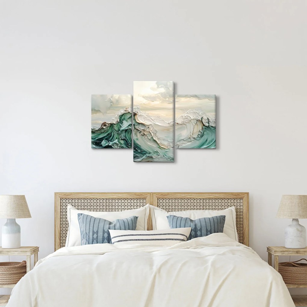 Kép - 3D tengeri absztrakció (90x60 cm)