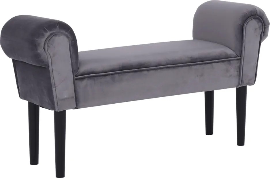 Lóca, Velvet szövet, szürke/fekete, BURDA