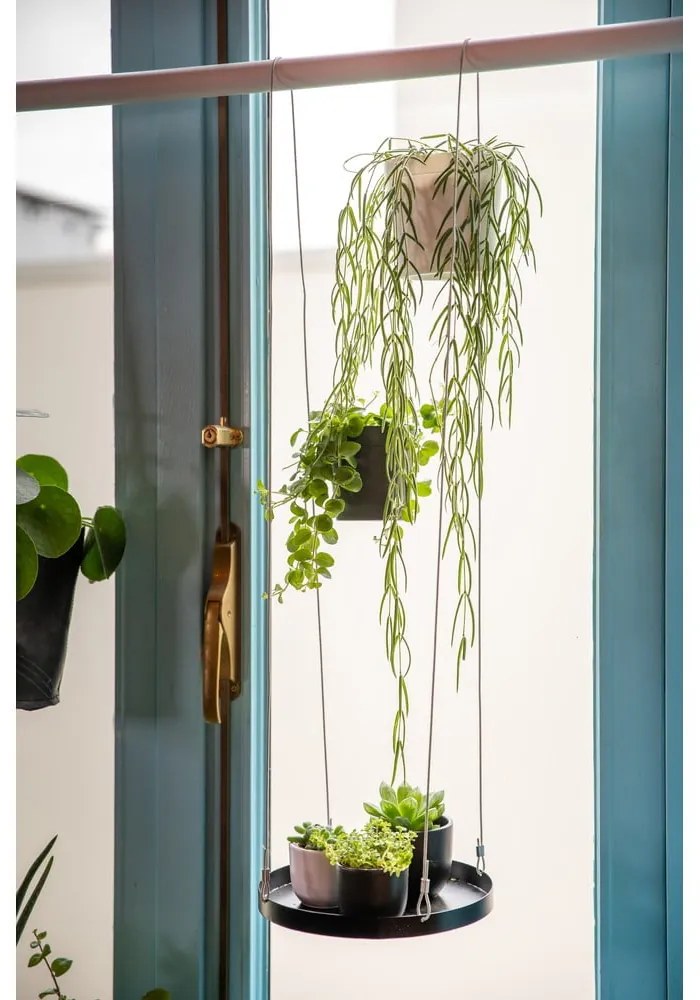 Műanyag függő és fali virágcserép készlet 2 db-os ø 10 cm – Esschert Design