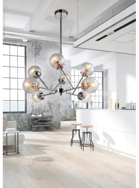 Csillár rúdon BEST 8xE14/40W/230V