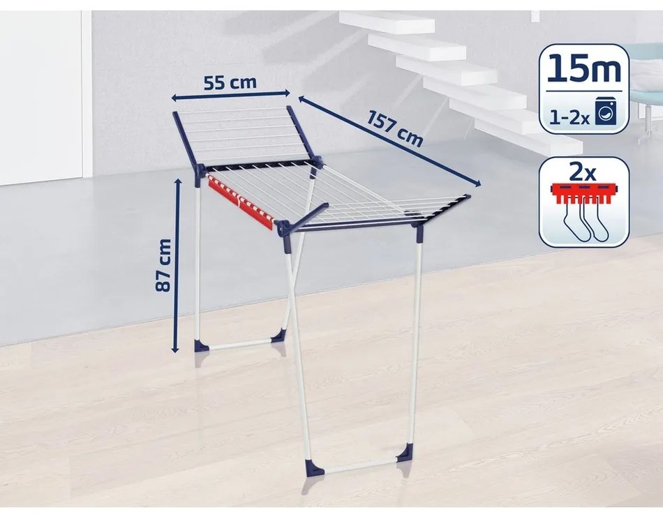 Leifheit PEGASUS 150 Solid Slim ruhaszárító 213865
