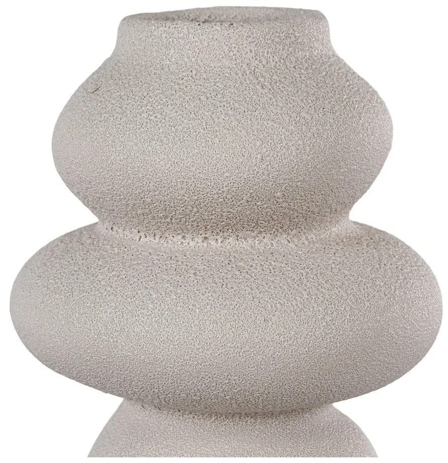 Krémszínű agyagkerámia váza (magasság 26,5 cm) – House Nordic