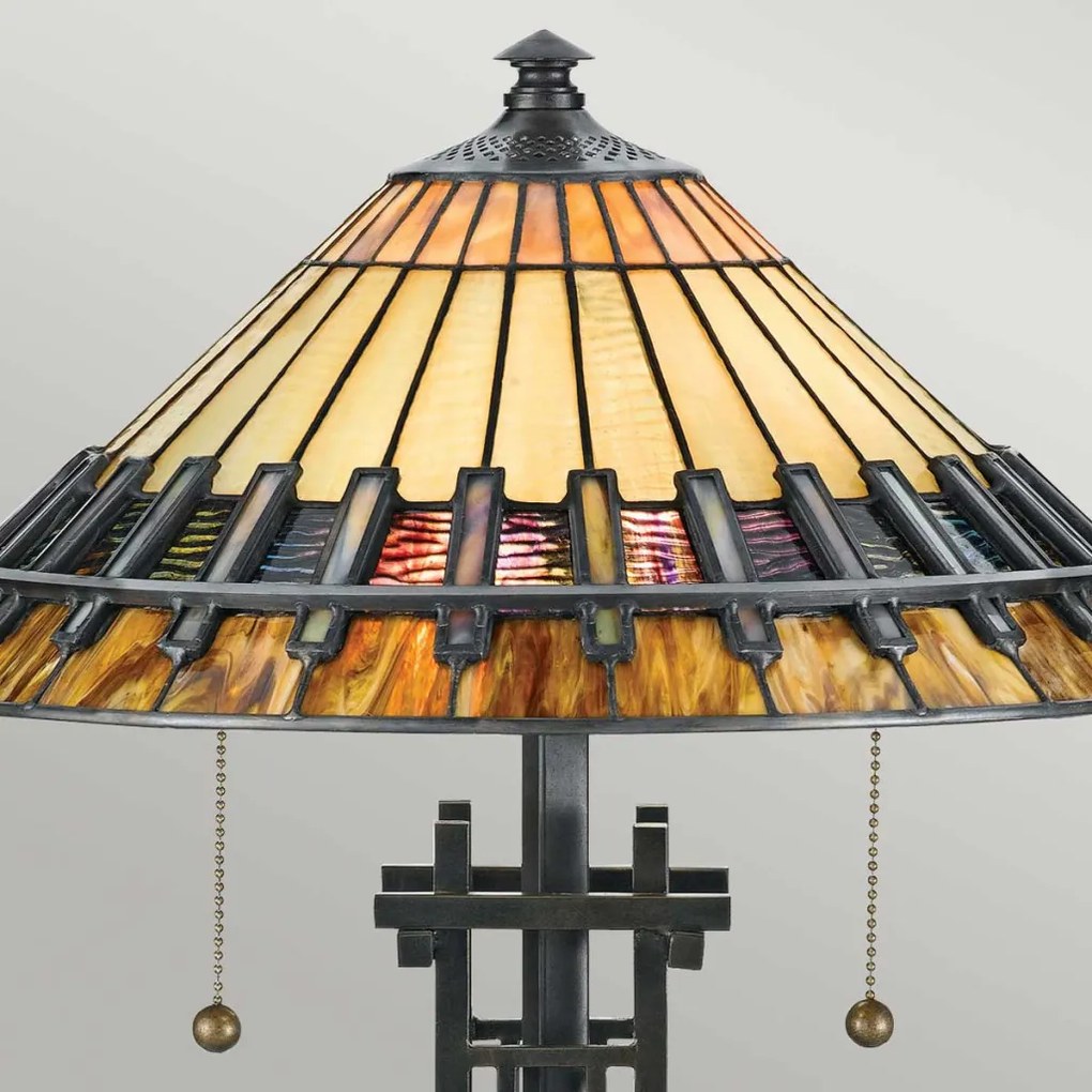 Quoizel CHASTAIN QZ-CHASTAIN-TL Asztali lámpa 2x60W/E27