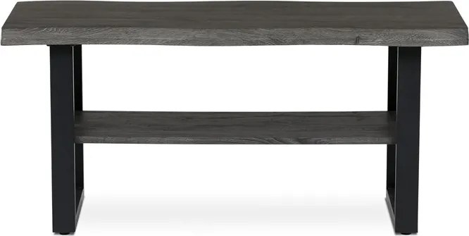 Dohányzóasztal 120 × 60 × 55 cm MDF szürke tölgy CT-F4212 GREY