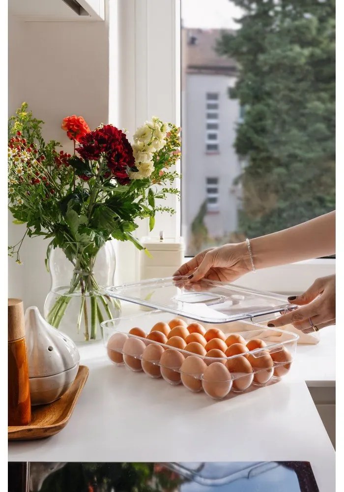 Üveg váza (magasság 20 cm) Clara – Casa Selección