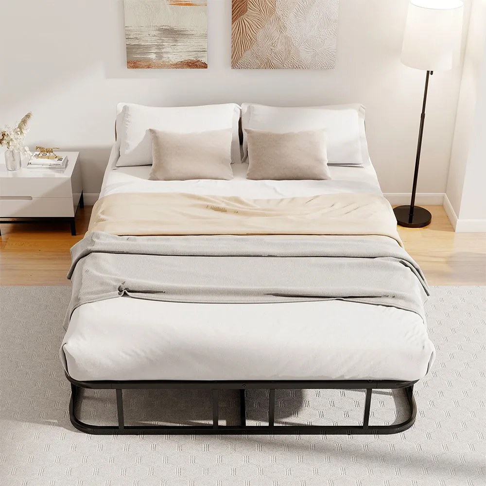 Fém franciaágy keret 137x190cm