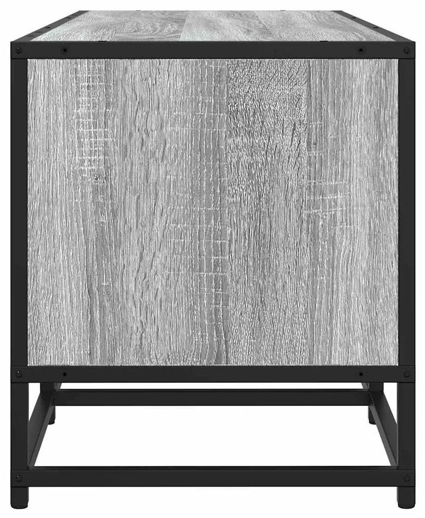 szürke sonoma színű szerelt fa TV-szekrény 240 x 35 x 41 cm