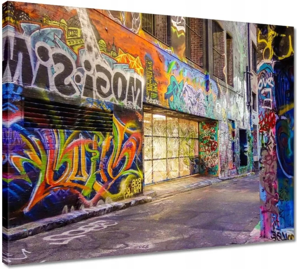 Vászonkép 50x40 Graffitti falfestmény