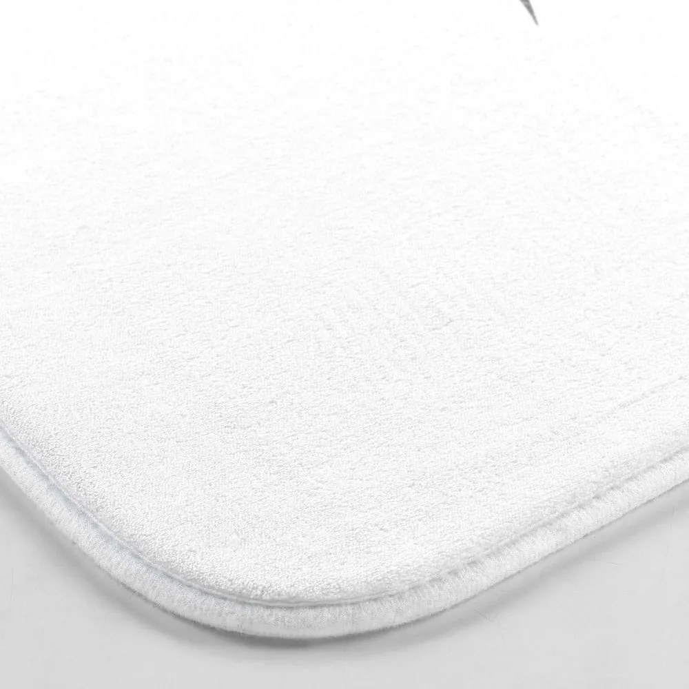 Fehér-ezüstszínű fürdőszobai kilépő 45x75 cm Orbella – douceur d'intérieur