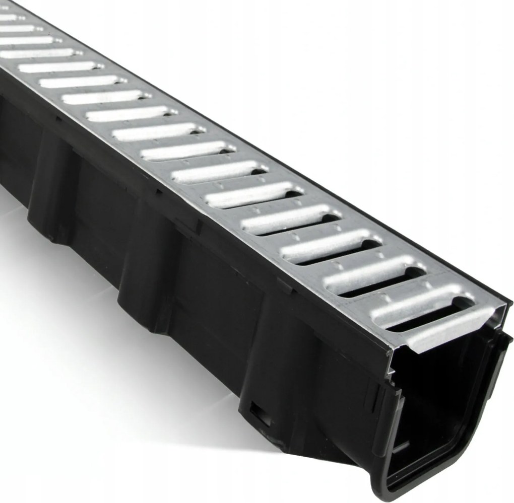Lineáris vízelvezetés acélrács A15 1000x78x114mm 1,5 tonna Max-drain