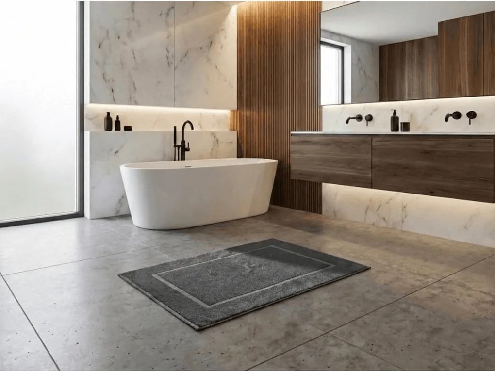 Hotel fürdőszobaszőnyeg Comfort sötétszürke 750g/m2