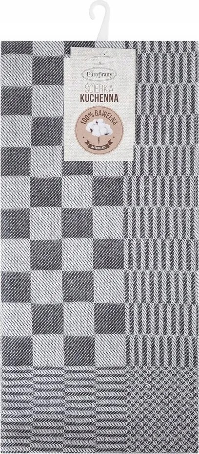 Konyhai törlőkendő szett 2 db-os Mauro 50x70 acél sakktábla