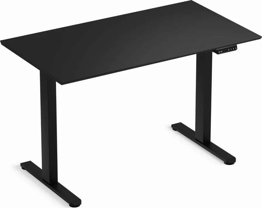 Elektromosan állítható magasságú íróasztal 120x67cm fekete | LVN System Control Flex+