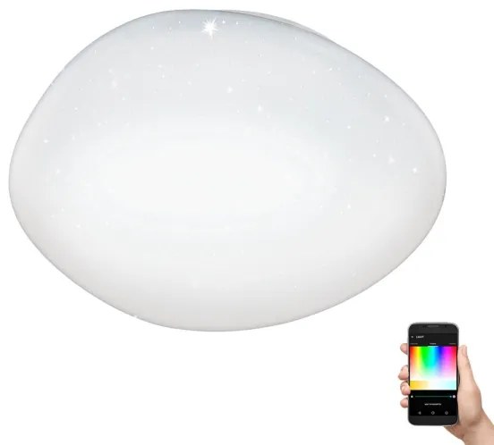 Eglo 900128 - LED RGBW fényerőszabályozható mennyezeti lámpatest SILERAS-Z LED/21,6W/230V