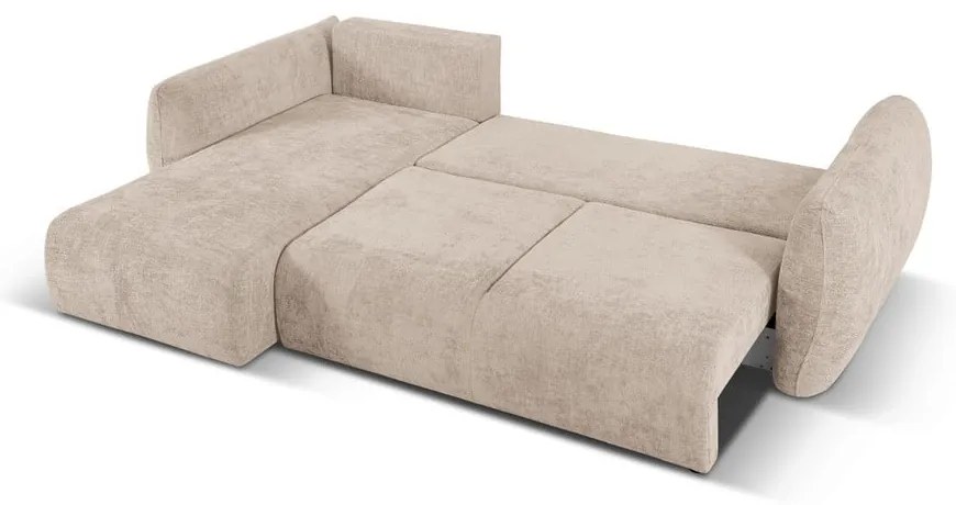 Bézs sarokkanapé (bal oldali) Matera – Cosmopolitan Design