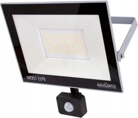 Halogén Kerti Fényvető 100W Cw Érzékelővel Hideg Fehér Szín