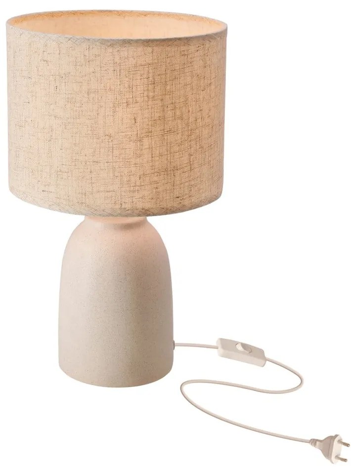 Asztali lámpa textil búrával (magasság 39 cm) Tafla – Candellux Lighting