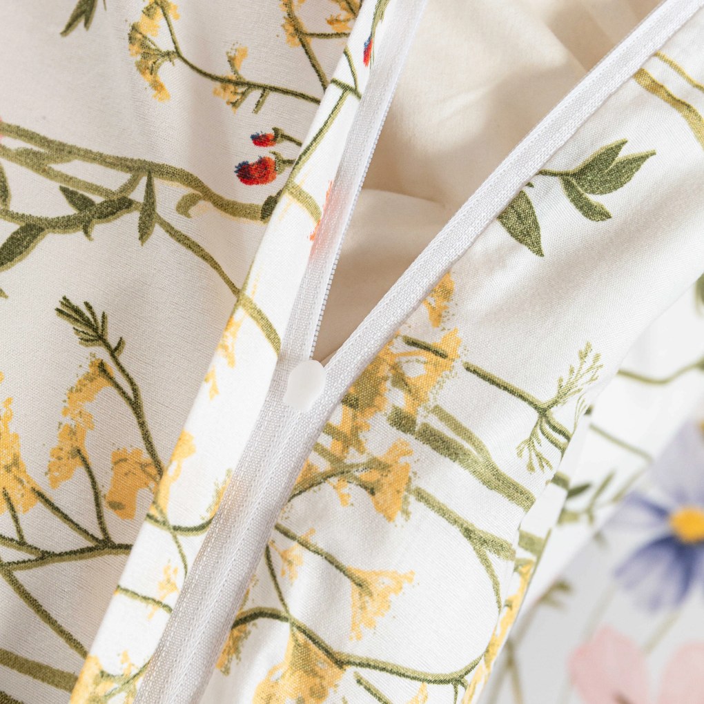 Mikroszálas párnahuzat WILDFLOWERS 70x90 cm, színes