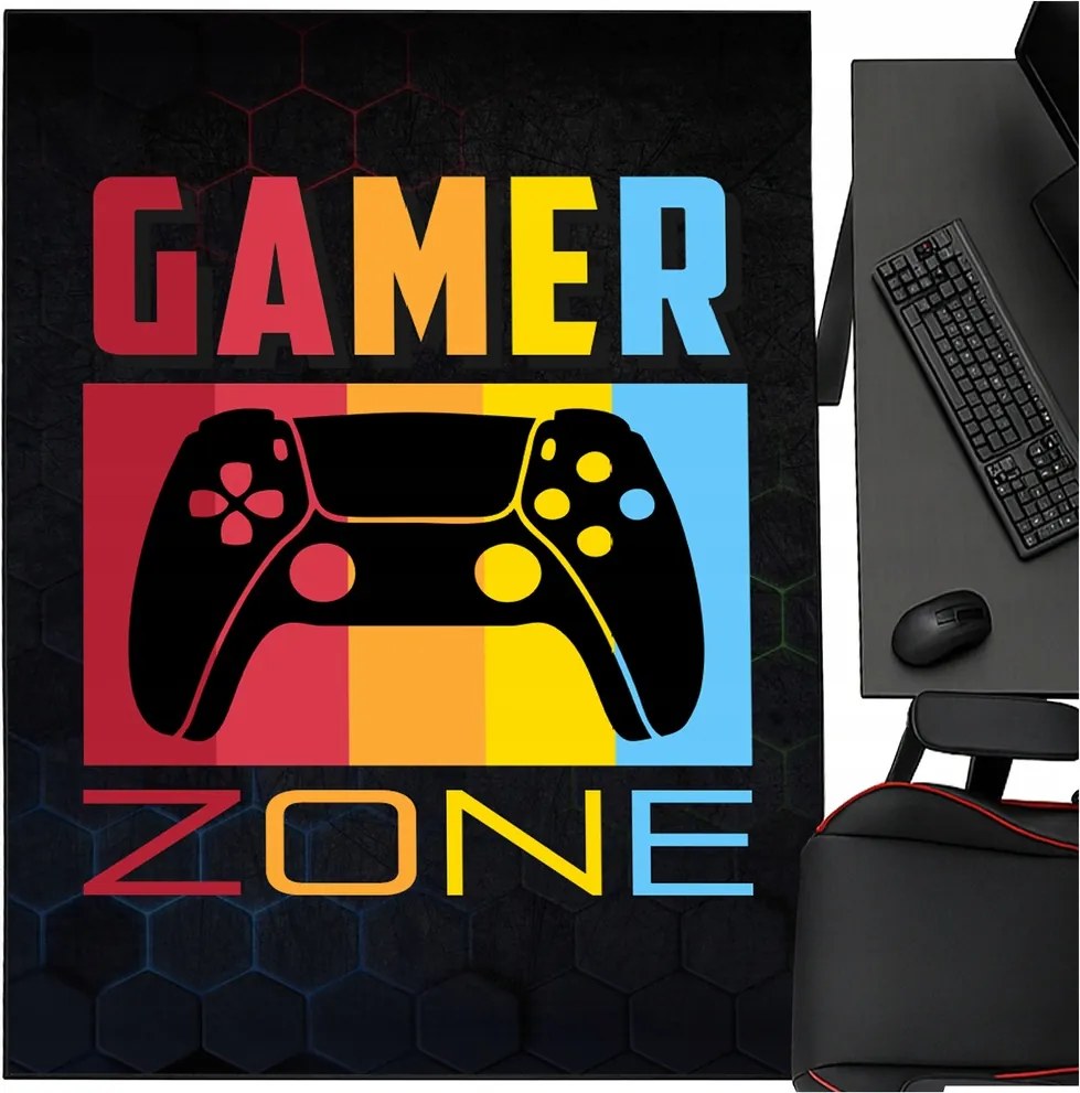 GamerZone 3D szőnyeg 140x200 cm játékos szobába