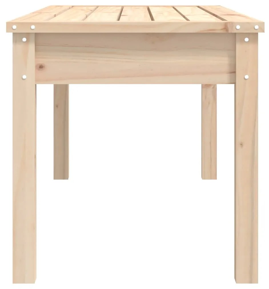 tömör fenyőfa kerti pad 109x44x45 cm