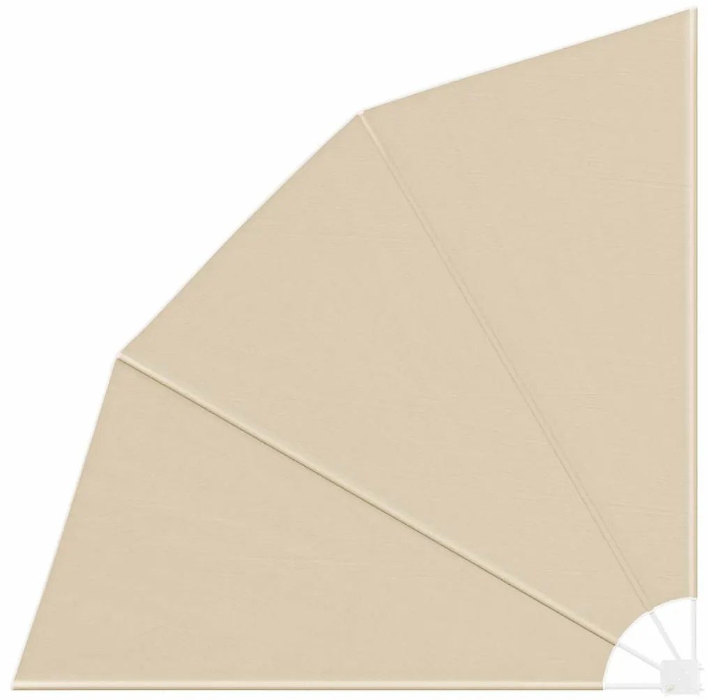 Erkély adatvédelmi képernyő Bézs 210 x 210 cm szövet